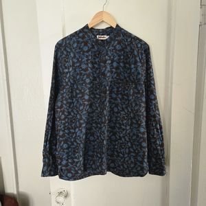 Fab India Half Button Shirt Floral